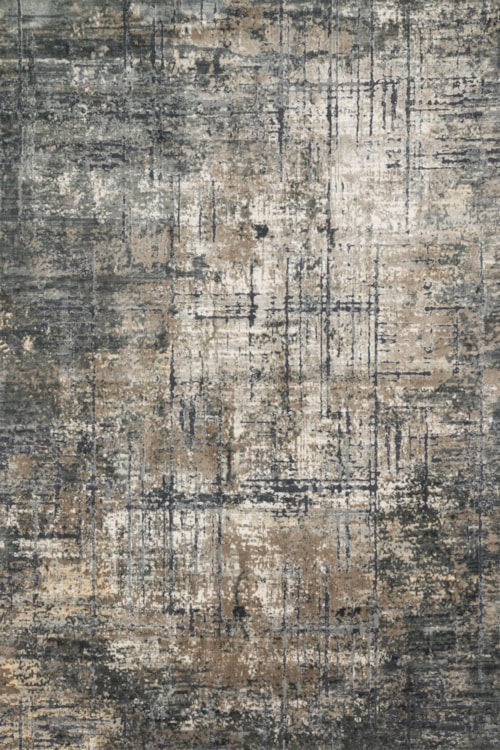 9'-6" X 13' Marine / Grey Rug