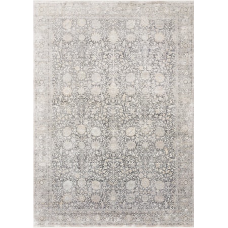 2'8" x 12' Charcoal / Sand Rug