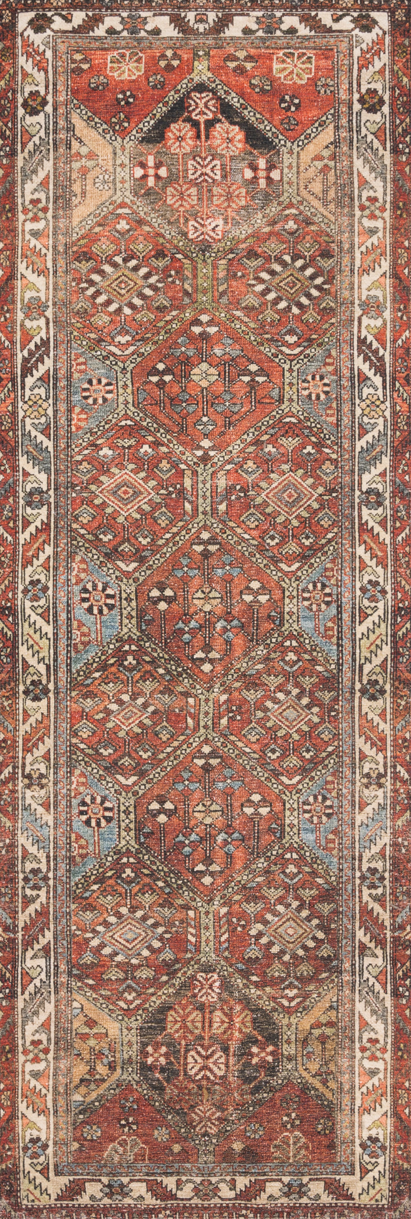 2'6" x 7'6" Spice / Multi Rug