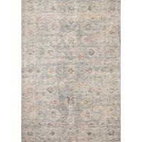 2'6" x 8'0" Light Blue / Multi Rug