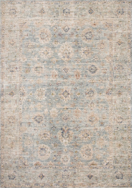 9'6" x 12'5" Light Blue / Multi Rug
