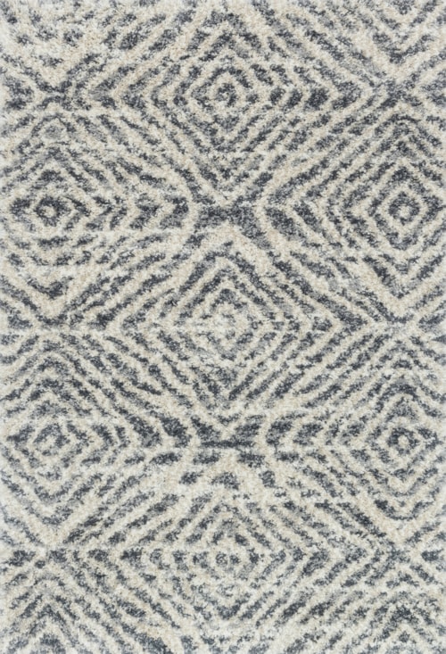 2'3" x 4'0" Graphite / Sand Rug