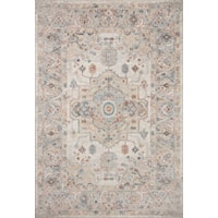 11'2" x 15'7" Ivory / Multi Rug