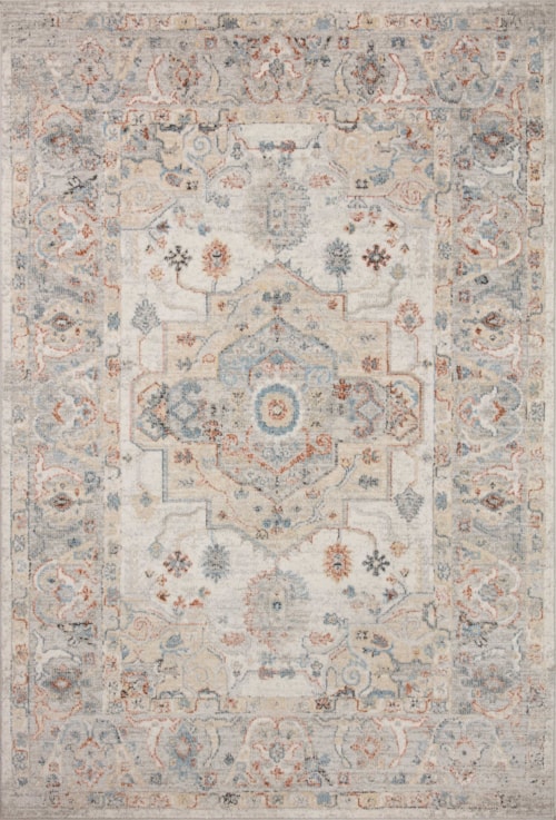 11'2" x 15'7" Ivory / Multi Rug