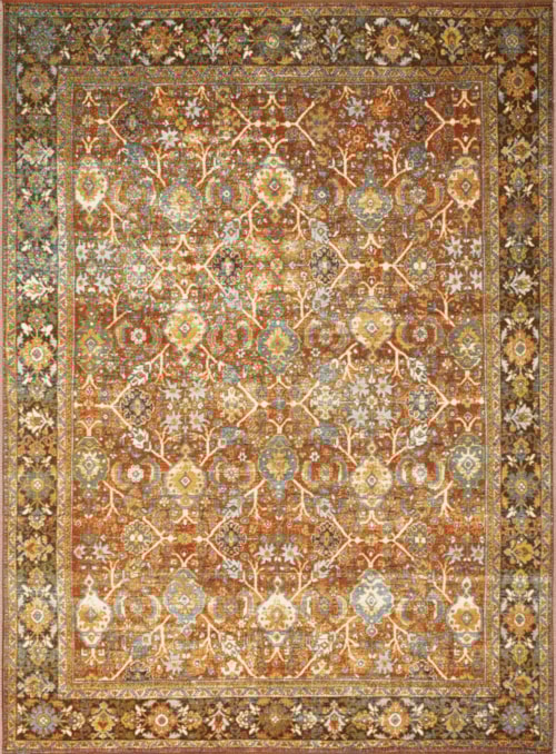 2'5" x 7'8" Red / Multi Rug