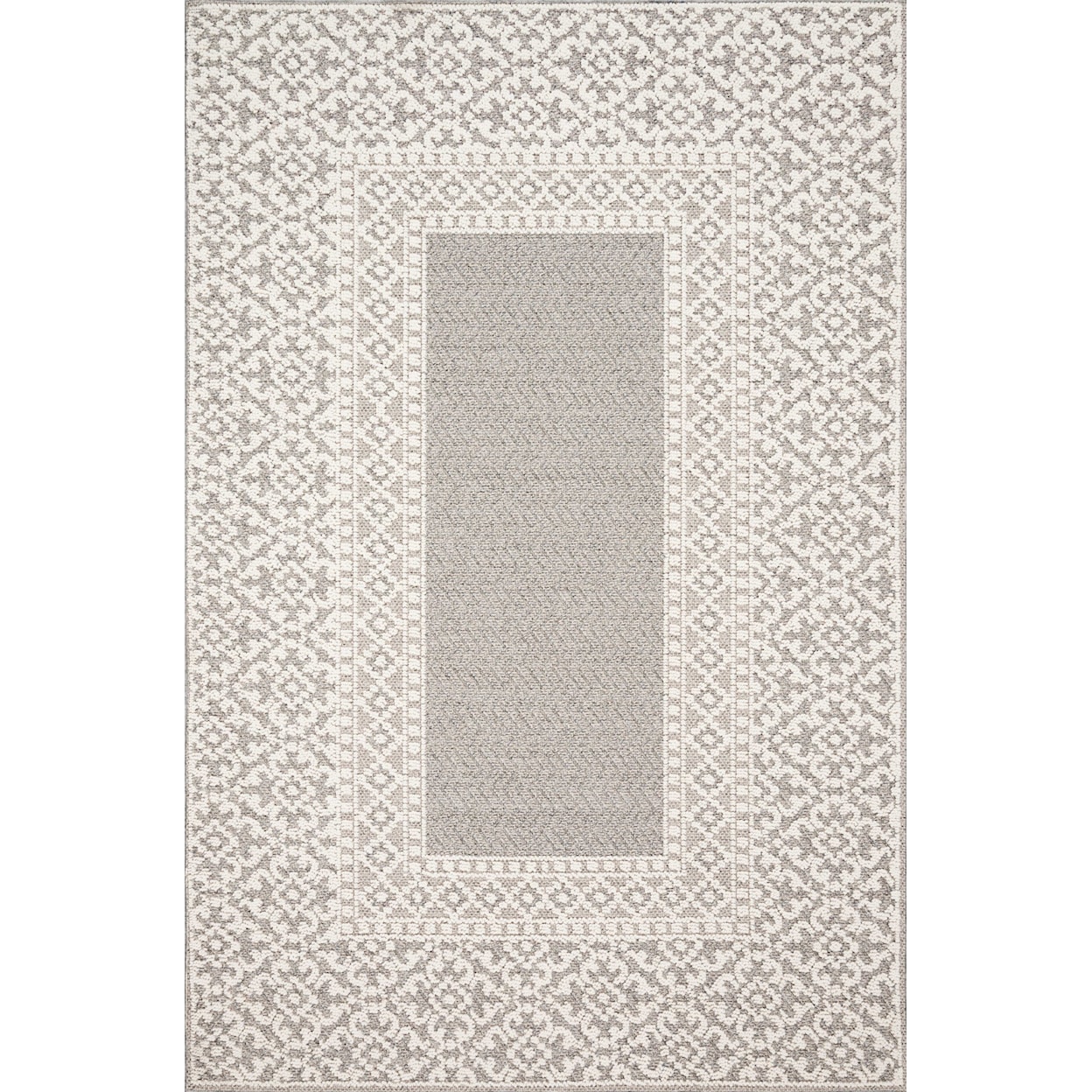 Loloi Rugs Cole 2'7" x 7'9" Grey / Ivory Rug