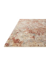 Reeds Rugs GAIA 4'0" x 5'7" Taupe / Brick Rectangle Rug