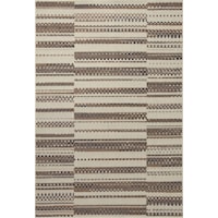 2'2" x 3'9" Ivory / Taupe Rug