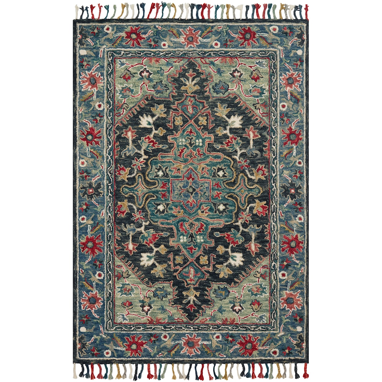 Loloi Rugs Zharah 7'9" x 9'9" Navy / Blue Rug