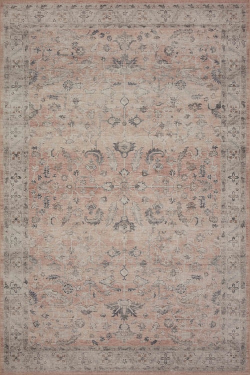 2'3" x 3'9" Blush / Multi Rectangle Rug