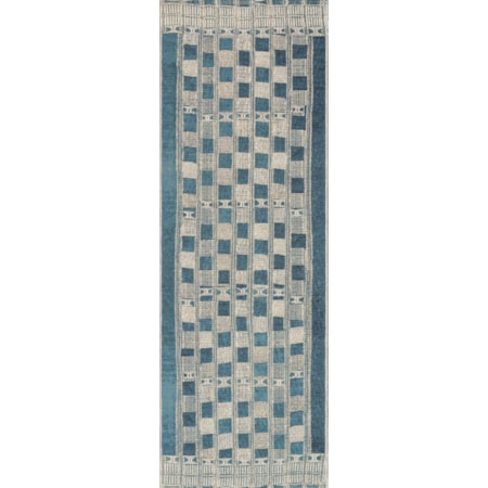 10&apos;6&quot; x 13&apos;9&quot; Blue / Ivory Rug