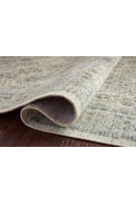 Reeds Rugs Skye 2'6" x 12'0" Denim / Brick Runner Rug