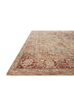 Reeds Rugs GAIA 18" x 18" Gold / Brick Sample Rug