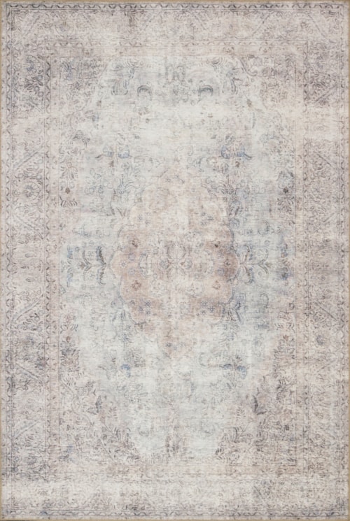 1'6" x 1'6"  Silver / Slate Rug