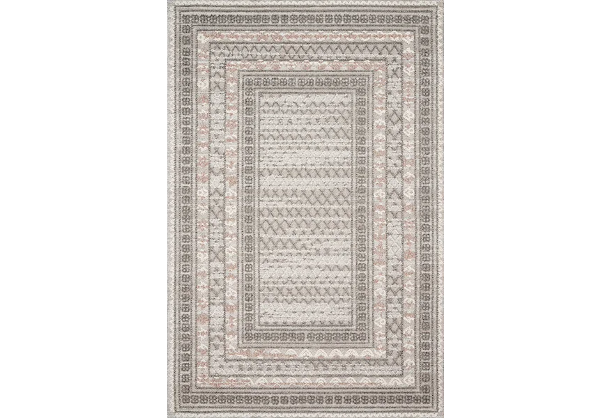 Cole 2'7" x 10'0" Grey / Multi Rug by Reeds Rugs at Reeds Furniture