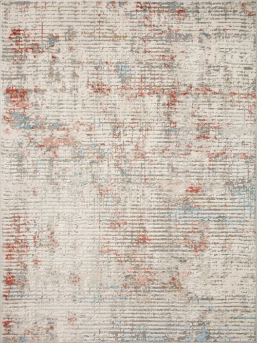 18" x 18" Ivory / Multi Sample Rug