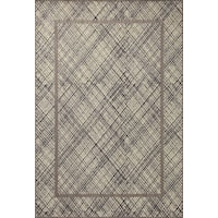 2'3" x 7'7" Ivory / Charcoal Rug