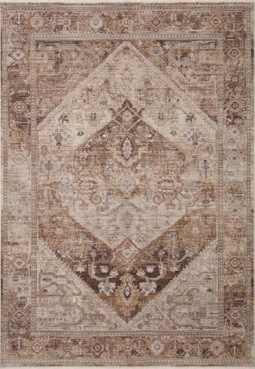 2'-7" x 16'-0" Natural / Mocha Rug