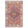 Loloi Rugs Zharah 1'6" x 1'6"  Raspberry / Taupe Rug