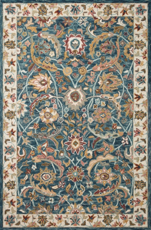 5'-0" x 7'-6" Ocean / Multi Rug