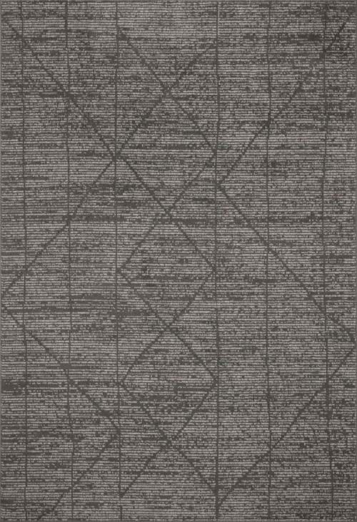 5'3" x 7'9" Charcoal / Ivory Rug