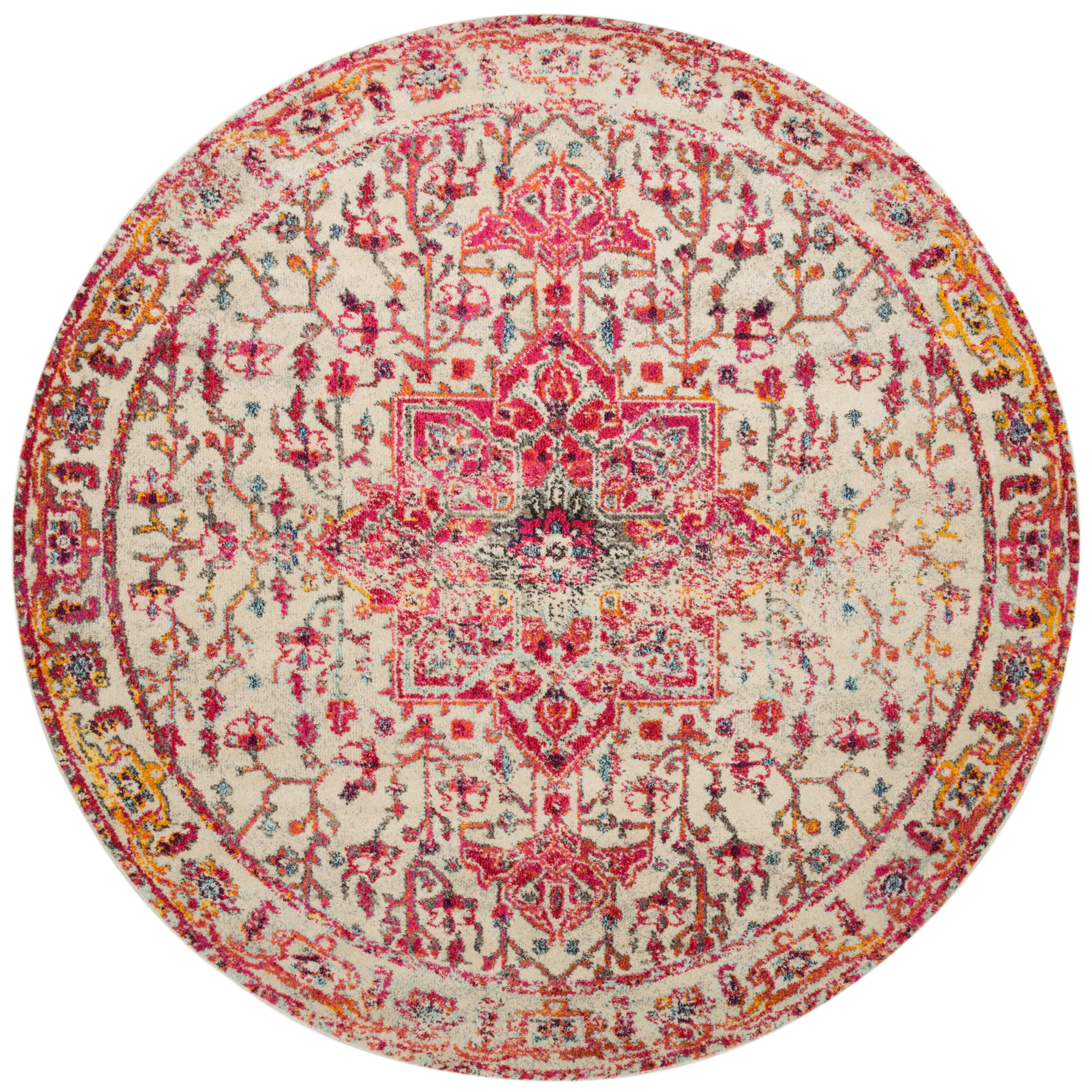 6'-7" x 6'-7" Round Rug