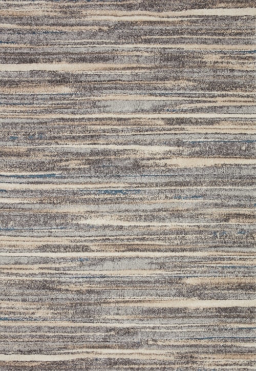2'7" x 7'8" Mist / Beige Rug