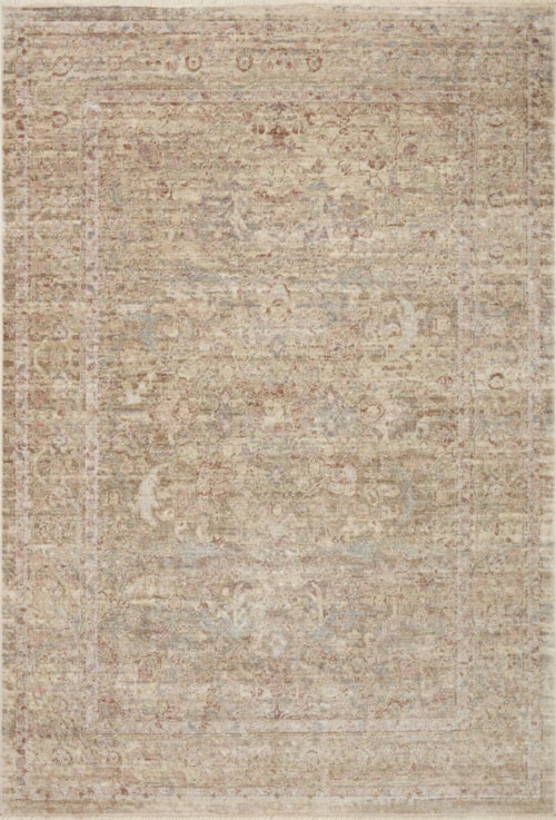 7'-10" x 7'-10" Round Moss / Natural Rug