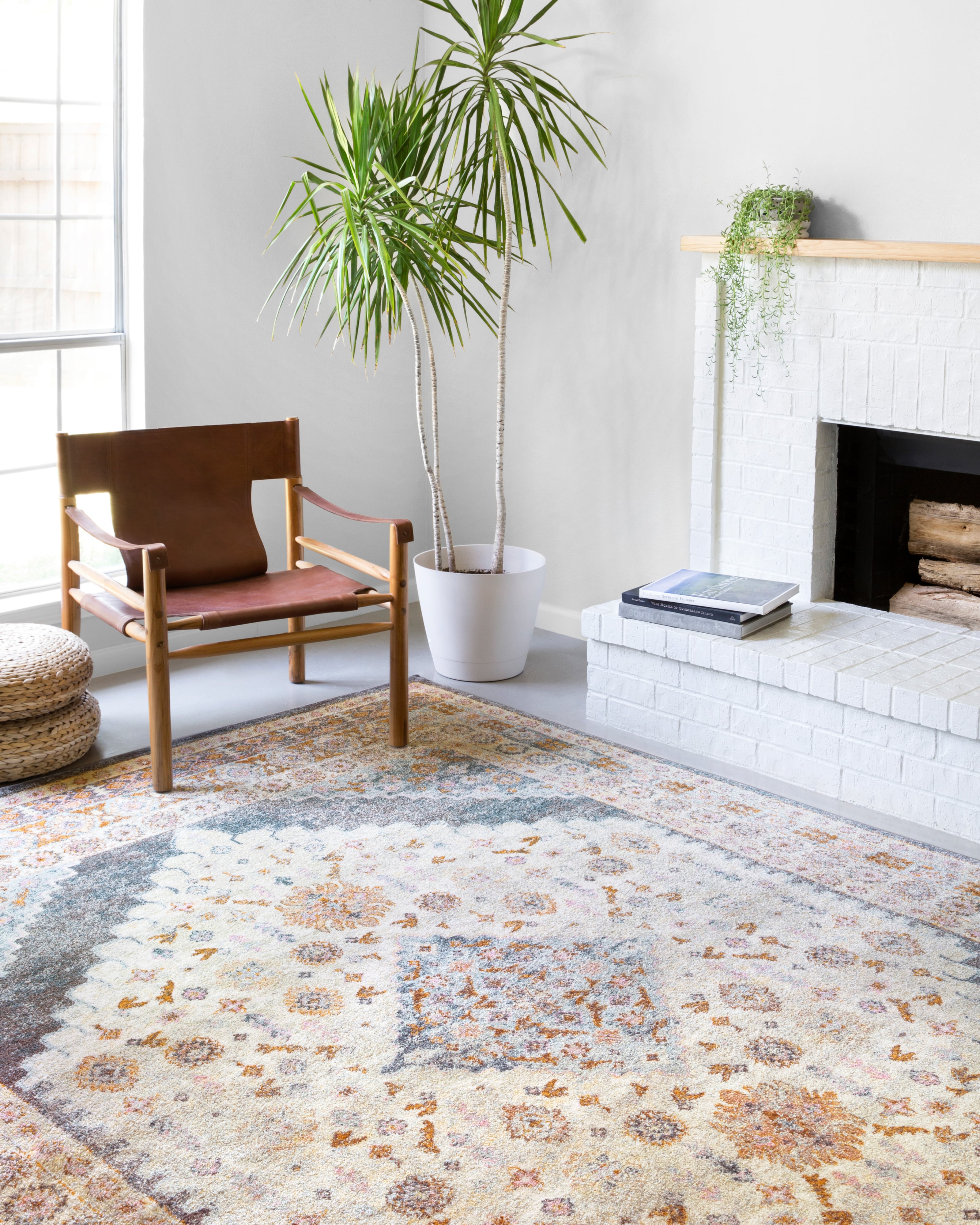 3'6" x 5'9" Pebble / Fiesta Rug