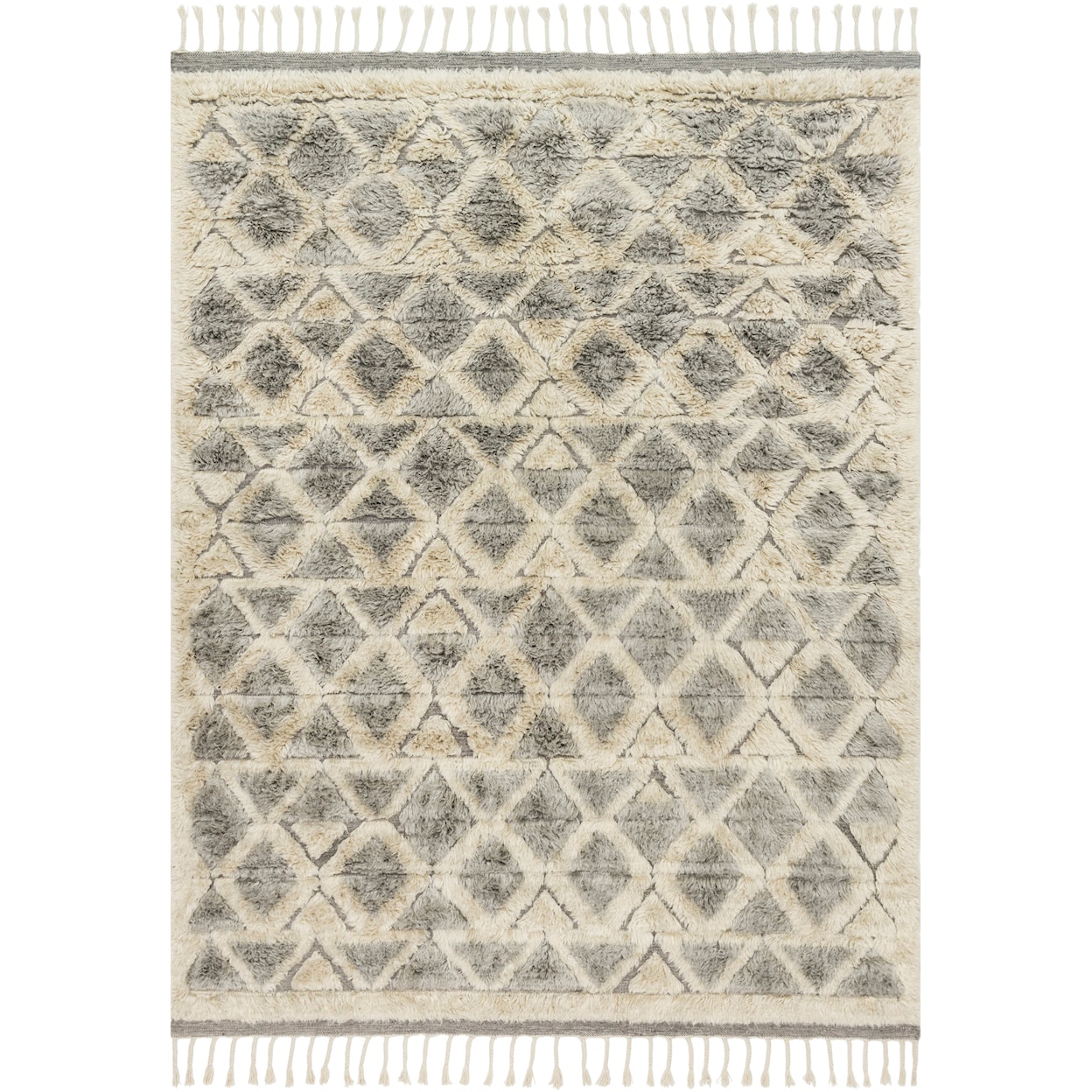 Loloi Rugs Hygge 4'0" x 6'0" Smoke / Taupe Rug