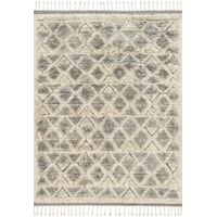 5'6" x 8'6" Smoke / Taupe Rug