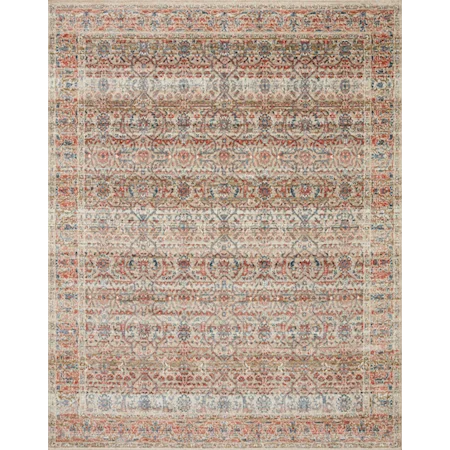 18" x 18" Sand / Rust Sample Rug