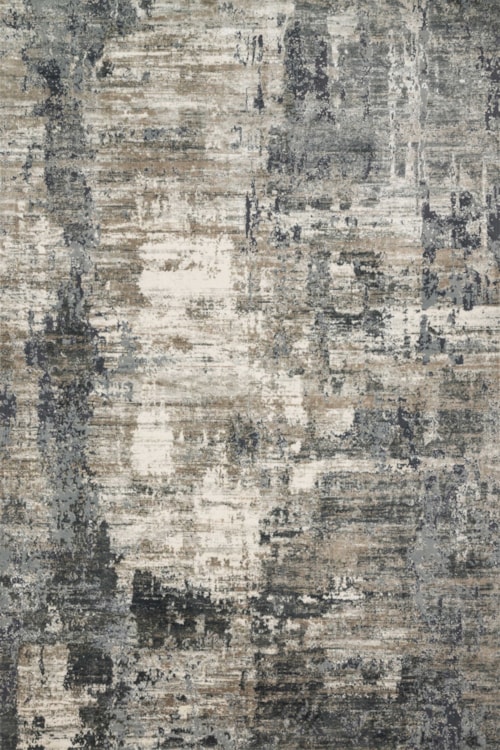 5'-3" X 7'-8" Ivory / Charcoal Rug
