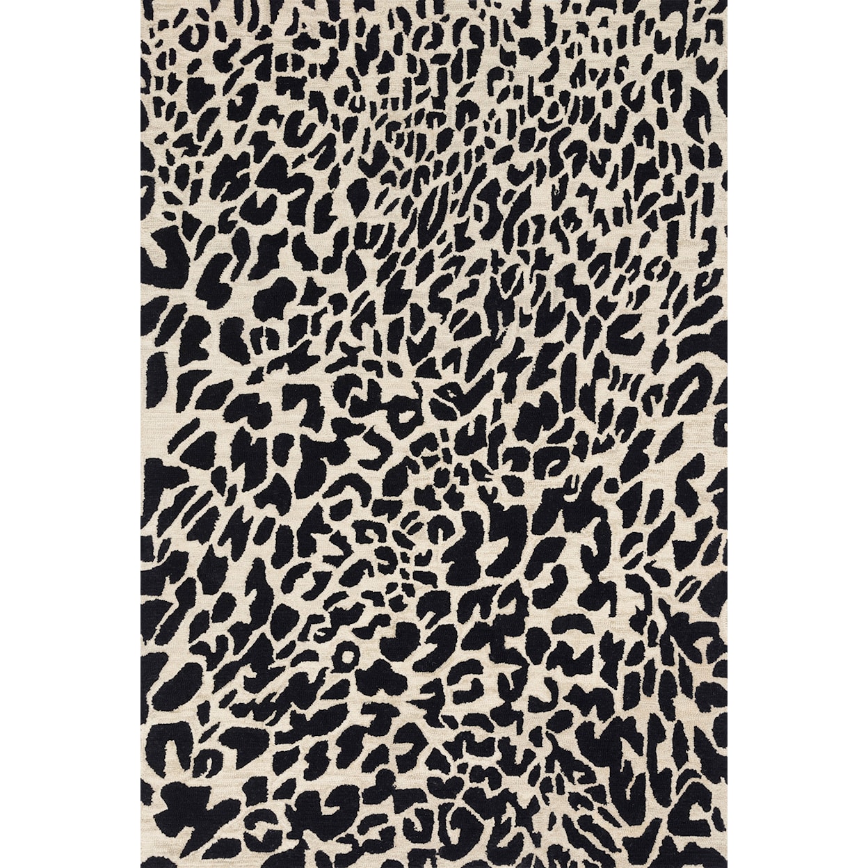 Loloi Rugs Masai 9'3" x 13' Black / Ivory Rug