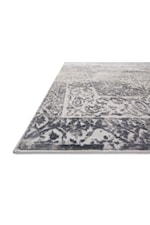 Loloi Rugs Patina 5'-3" X 5'-3" Silver / Lt. Grey Round Rug