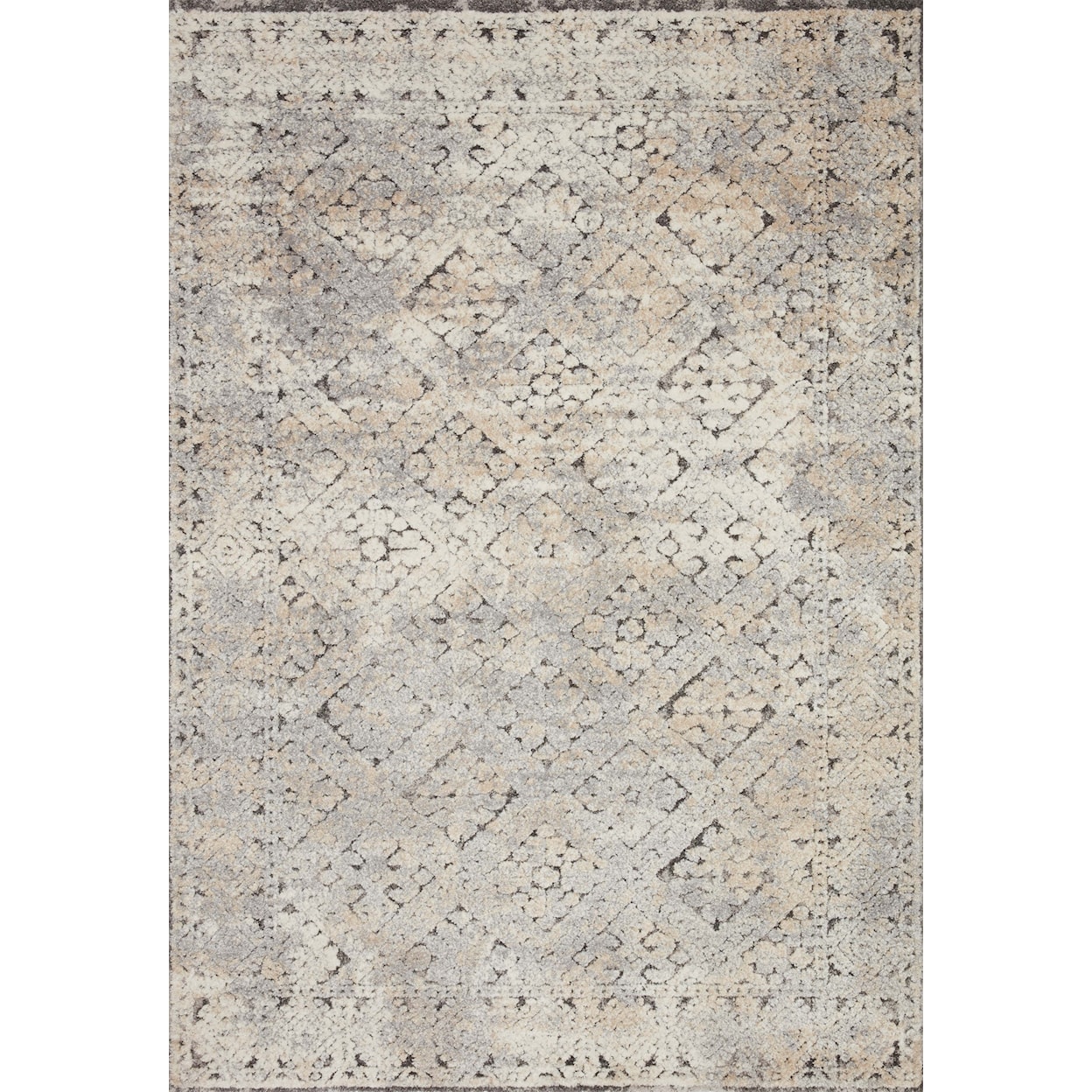 Loloi Rugs Theory 2'7" x 13' Grey / Sand Rug