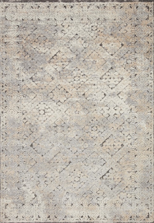 2'7" x 13' Grey / Sand Rug