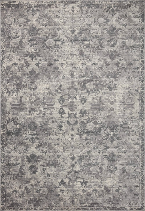 3'7" x 5'7" Charcoal / Silver Rug