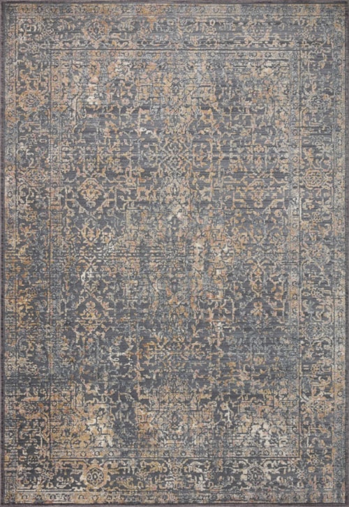 3'7" x 5'7" Graphite / Sunset Rug