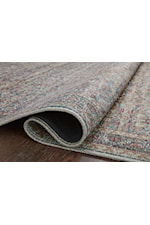 Loloi Rugs Adrian 18" x 18" Rust / Denim Sample Rug