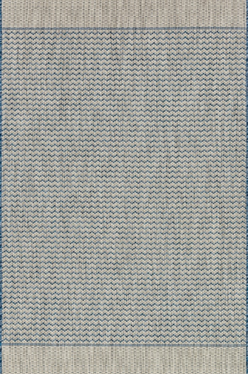 1'6" x 1'6"  Grey / Blue Rug