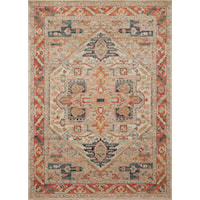 7'10" x 10' Sand / Multi Rectangle Rug