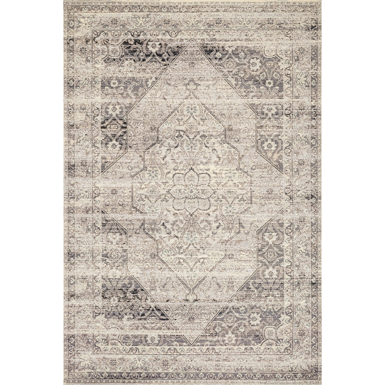 Reeds Rugs Mika 3'11" x 5'11" Stone / Ivory Rug