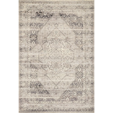 1'6" x 1'6" Stone / Ivory Rug