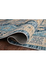 Reeds Rugs Zion 7'6" x 9'6" Ocean / Gold Rectangle Rug