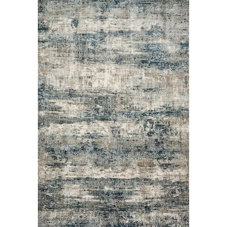 5'-3" X 7'-8" Ocean / Grey Rug