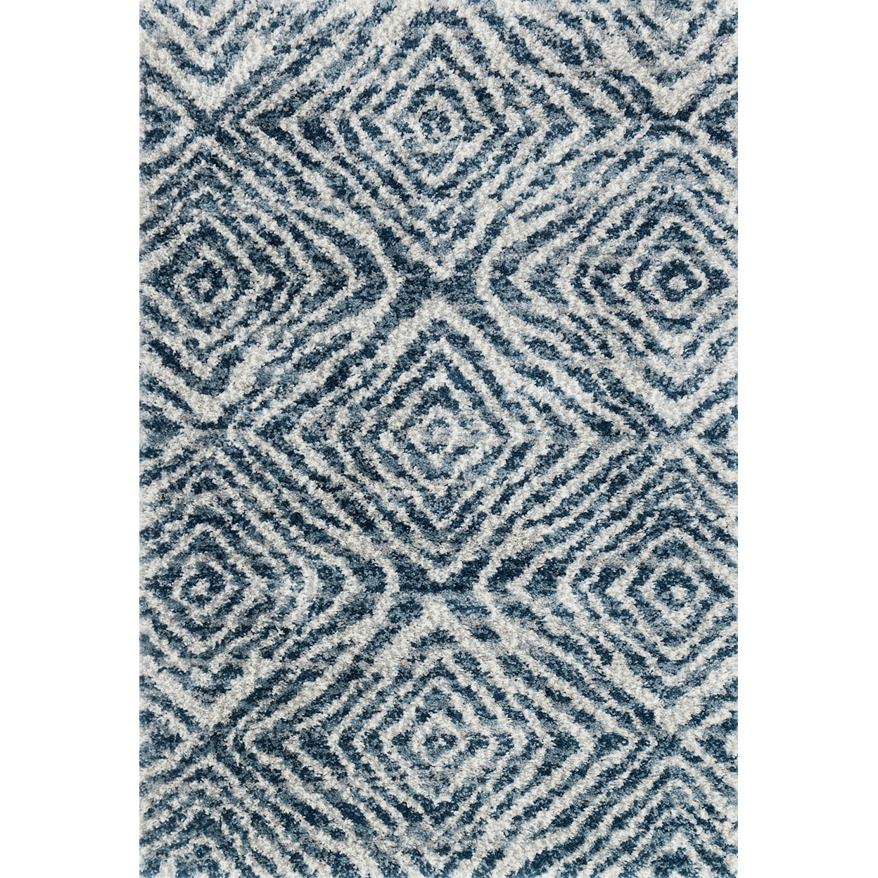 Reeds Rugs Quincy 5'3" x 7'6" Ocean / Pebble Rug