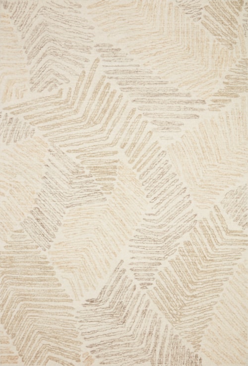 2'6" x 7'6" Olive / Natural Rug
