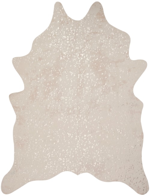 5' X 6'-6" Ivory / Champagne Area Rug