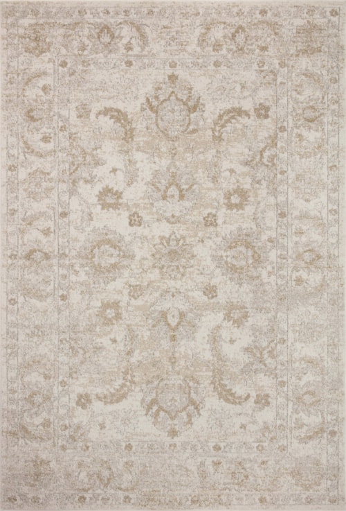 2'7" x 12'0" Ivory / Beige Rug
